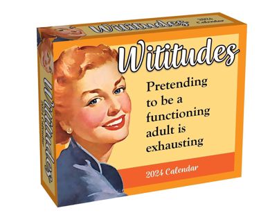 [DOWNLOAD]PDF Wititudes 2024 Day-to-Day Calendar: Pretending to Be a Functioning Adult Is