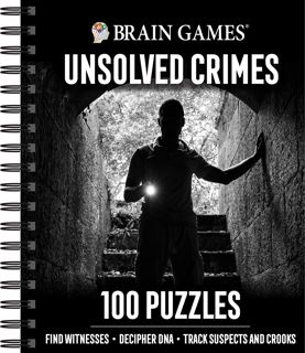 Download [PDF] Brain Games - Unsolved Crimes: 100 Puzzles