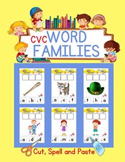 Access EBOOK EPUB KINDLE PDF CVC Word Families: Cut, Spell and Paste: A Fun System for Learning Over