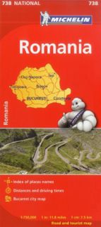 [ACCESS] [PDF EBOOK EPUB KINDLE] Michelin Romania Map 738 (Maps/Country (Michelin)) by  Michelin 📧