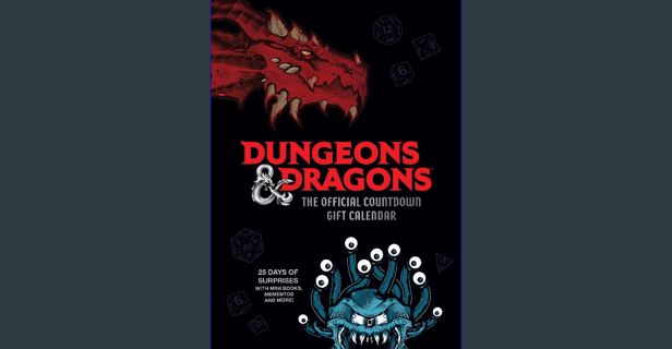 Ebook PDF  📕 Dungeons & Dragons: The Official Countdown Gift Calendar: 25 Days of Mini Books, M