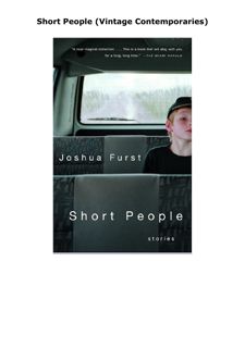 READ [PDF] Short People (Vintage Contemporaries)
