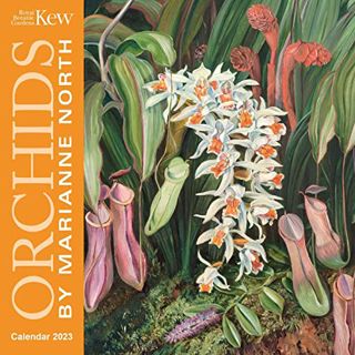 [Get] PDF EBOOK EPUB KINDLE Kew Gardens: Orchids by Marianne North Mini Wall Calendar 2023 (Art Cale