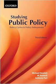 [READ] [KINDLE PDF EBOOK EPUB] Studying Public Policy: Policy Cycles and Policy Subsystems by Michae