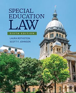 [ACCESS] EBOOK EPUB KINDLE PDF Special Education Law by  Laura F. Rothstein &  Scott F. Johnson 🖊️
