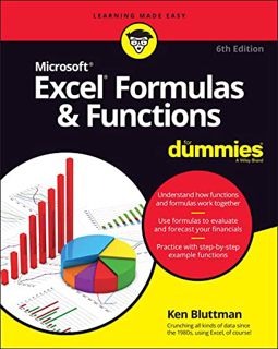 ACCESS EPUB KINDLE PDF EBOOK Excel Formulas & Functions For Dummies by  Ken Bluttman 🎯