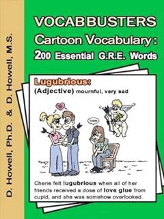 Access PDF EBOOK EPUB KINDLE Vocabbusters Cartoon Vocabulary: 200 Essential GRE Words by Deanne  How