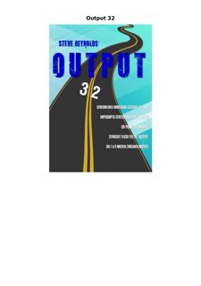 Ebook (download) Output 32