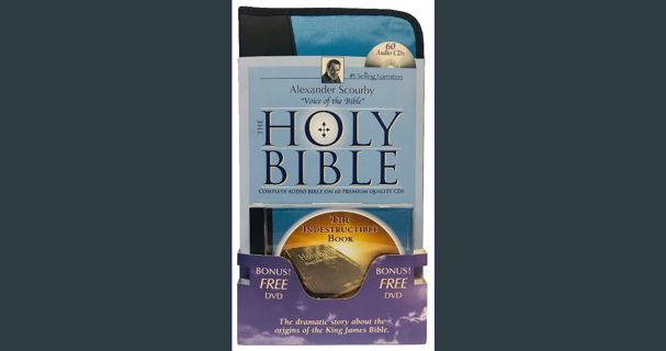 Read ebook [PDF] ✨ KJV Complete Scourby CD with Free Indest DVD-Holy King James Version Old and