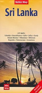 [View] EPUB KINDLE PDF EBOOK Sri Lanka (Ceylon) 1:500,000 + city plans Travel Map, waterproof, NELLE