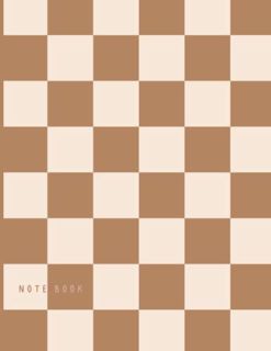 [VIEW] EPUB KINDLE PDF EBOOK Checkered Notebook: Aesthetic Notebook Checkerboard, Blank Lined Paperb