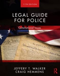 Get [EPUB KINDLE PDF EBOOK] Legal Guide for Police: Constitutional Issues by  Jeffery T. Walker &  C