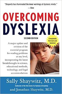 [PDF] ?? eBooks Overcoming Dyslexia (2020 Edition): Second Edition, Completely Revised and Updated F