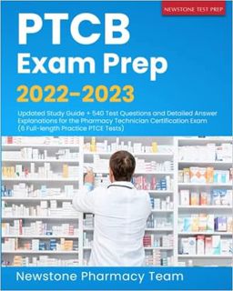 Stream??DOWNLOAD?? PTCB Exam Prep 2022-2023: Updated Study Guide + 540 Test Questions and Detailed A