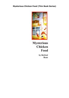 Ebook (download) Mysterious Chicken Food (Thin Book Series)