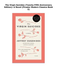 DOWNLOAD/PDF The Virgin Suicides (Twenty-Fifth Anniversary Edition): A