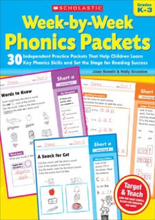 ⚡PDF ❤ [Books] READ Week-by-Week Phonics Packets: 30 Independent Practice Packets That Help