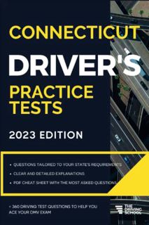 [Get] [PDF EBOOK EPUB KINDLE] Connecticut Driver’s Practice Tests: + 360 Driving Test Questions To H