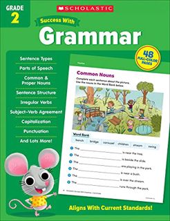 [READ] [PDF EBOOK EPUB KINDLE] Scholastic Success with Grammar Grade 2 Workbook by  Scholastic Teach