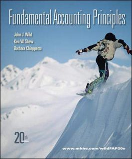 ACCESS [PDF EBOOK EPUB KINDLE] Fundamental Accounting Principles, 20th Edition by  John Wild,Ken Sha