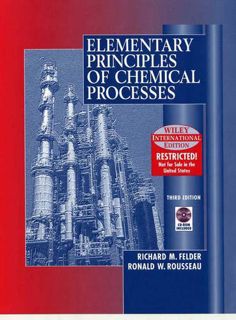 [Access] PDF EBOOK EPUB KINDLE Elementary Principles of Chemical Processes, 3rd Edition by  Richard