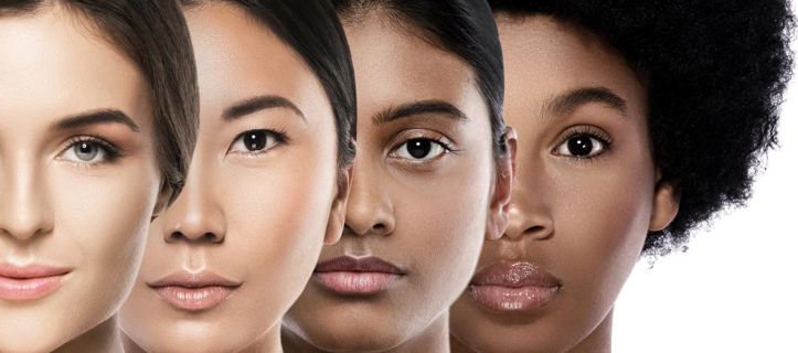 Does complexion influence healthy skin?