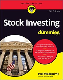 GET [KINDLE PDF EBOOK EPUB] Stock Investing For Dummies by  Paul J. Mladjenovic 📒