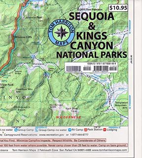 Access EPUB KINDLE PDF EBOOK Sequoia & Kings Canyon National Parks (Tom Harrison Maps) by  Tom Harri