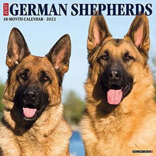 Read PDF EBOOK EPUB KINDLE Just German Shepherds 2022 Wall Calendar (Dog Breed) by  Willow Creek Pre