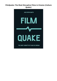 Ebook (download) FilmQuake: The Most Disruptive Films in Cinema (Culture Quake)