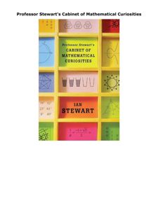 Kindle (online PDF) Professor Stewart's Cabinet of Mathematical Curiosities
