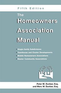 Access [EBOOK EPUB KINDLE PDF] The Homeowners Association Manual (Homeowners Association Manual)(5th