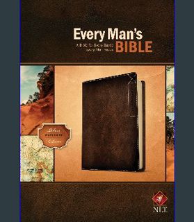PDF/READ 🌟 Every Man's Bible: New Living Translation, Deluxe Explorer Edition (LeatherLike, Brown)