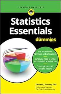 [Read] [EBOOK EPUB KINDLE PDF] Statistics Essentials For Dummies by Deborah J. Rumsey 📔