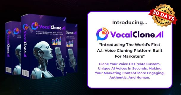 VocalClone AI Review: Ultimate AI Voice Cloning App For Marketers