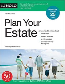 Read EPUB KINDLE PDF EBOOK Plan Your Estate by  Denis Clifford Attorney 📁