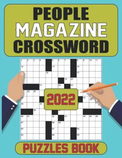 VIEW PDF EBOOK EPUB KINDLE People Magazine Crossword Puzzles Book 2022 by  Carla R. Deal 💝