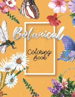 View [EBOOK EPUB KINDLE PDF] Botanical Coloring Book for Adults: 80 Coloring Pages of Blooms, Cut Fl