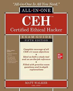 [View] [EPUB KINDLE PDF EBOOK] CEH Certified Ethical Hacker All-in-One Exam Guide, Fifth Edition by