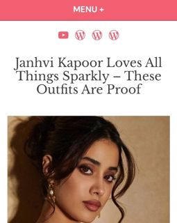 janhvi Kapoor loves all things sparkly These outfits are proof