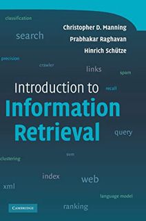 [View] EBOOK EPUB KINDLE PDF Introduction to Information Retrieval by  Christopher D. Manning,Prabha