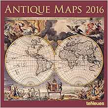 [ACCESS] EPUB KINDLE PDF EBOOK 2016 Antique Maps Wall Calendar by teNeues Publishing 💜