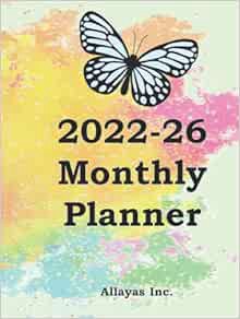 Get PDF EBOOK EPUB KINDLE 2022-2026 Monthly Calendar Planner: 5 Year Planning, Schedule Book With U.