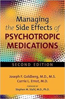 [Access] EPUB KINDLE PDF EBOOK Managing the Side Effects of Psychotropic Medications by Joseph F. Go