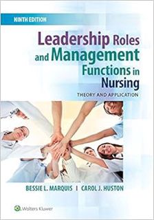 GET EPUB KINDLE PDF EBOOK Leadership Roles and Management Functions in Nursing: Theory and Applicati