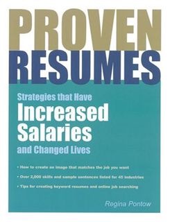 [Access] KINDLE PDF EBOOK EPUB Proven Resumes: Strategies That Have Increased Salaries and Changed L