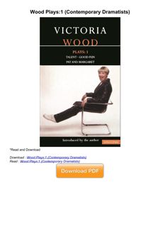 get⚡[PDF]❤ Wood Plays:1 (Contemporary Dramatists)