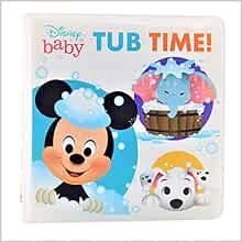 VIEW [EPUB KINDLE PDF EBOOK] Disney Baby Mickey Mouse and More! - Tub Time! Waterproof Bath Book / B