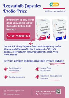 Indian Lenvatinib Lenvat Capsules Price and Its Uses Philippines