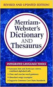 [View] KINDLE PDF EBOOK EPUB Merriam-Webster's Dictionary and Thesaurus, Mass-Market Paperback by Me